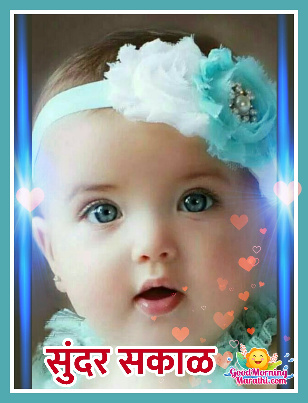 Good morning marathi baby images