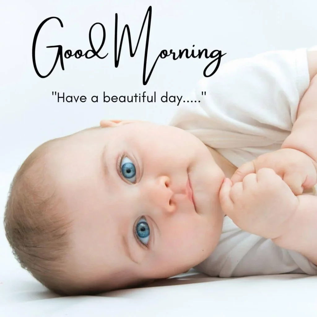 Beautiful good morning baby images