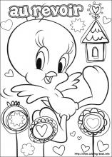 Tweety coloring pages on coloring