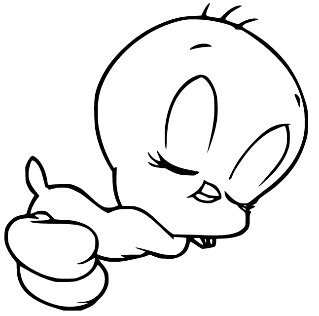 Tweety coloring pages printable for free download