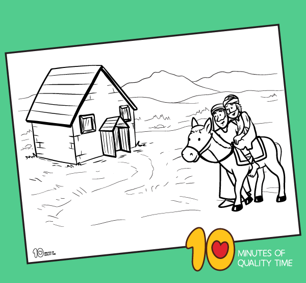 The good samaritan coloring page â minutes of quality time