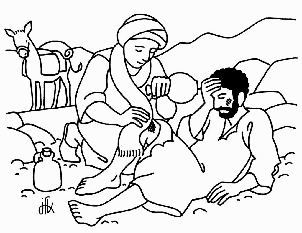 Good samaritan coloring page good samaritan parable bible coloring pages good samaritan