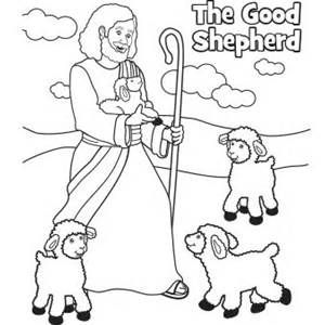 The good shepherd coloring page