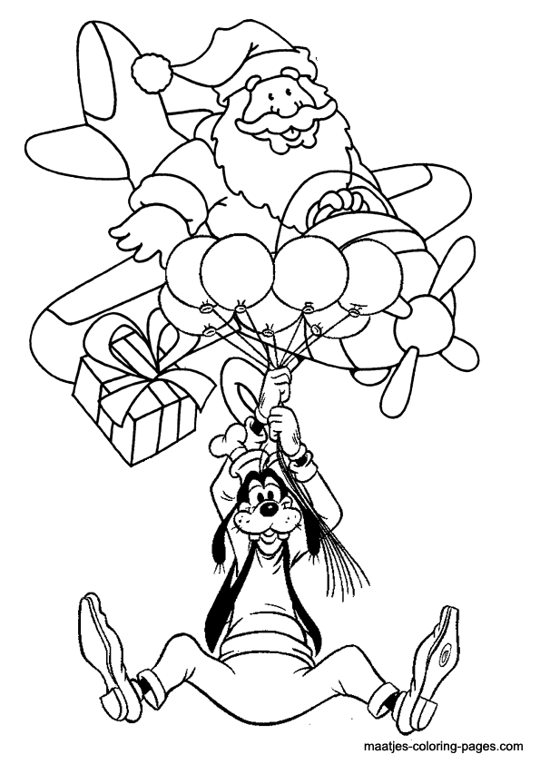 Disney christmas coloring pages