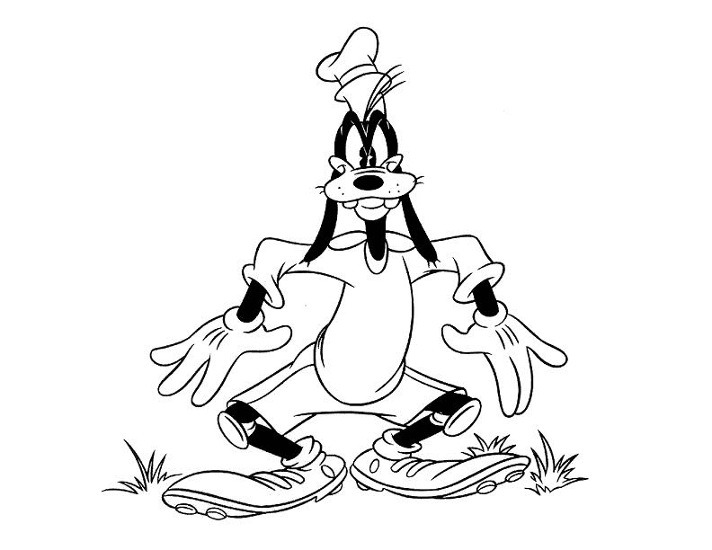 Goofy coloring pages by coloringpageswk on