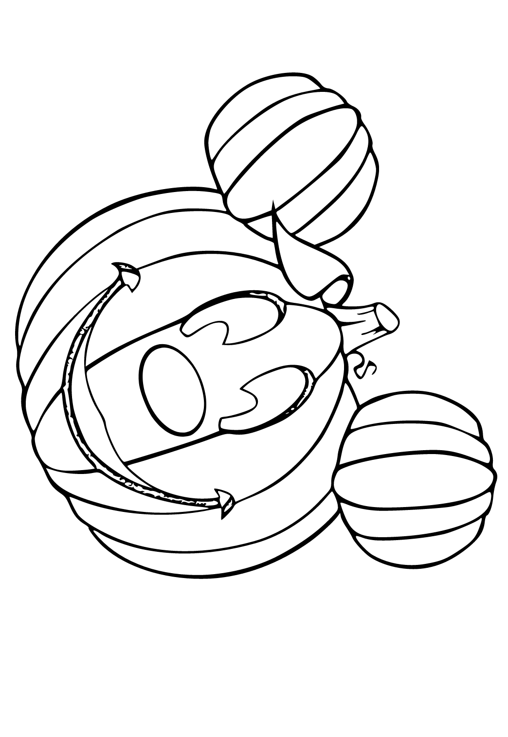 Free printable jack olantern funny coloring page for adults and kids