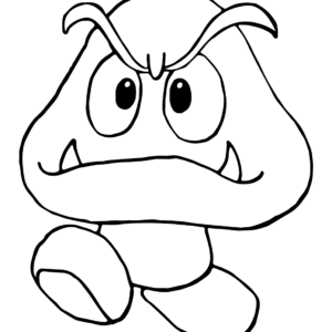 Goomba coloring pages printable for free download