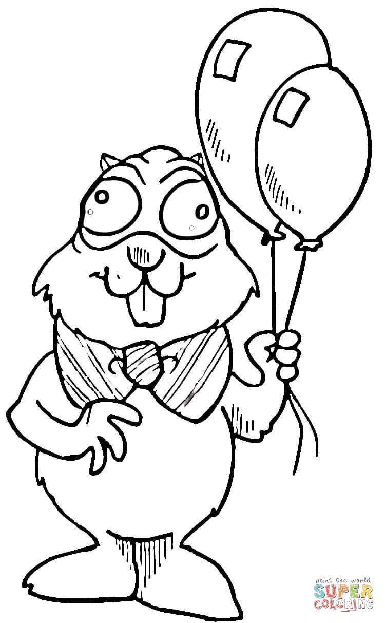 Gopher coloring page free printable coloring pages