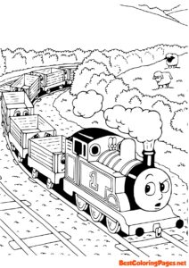 Thomas and friends coloring pages