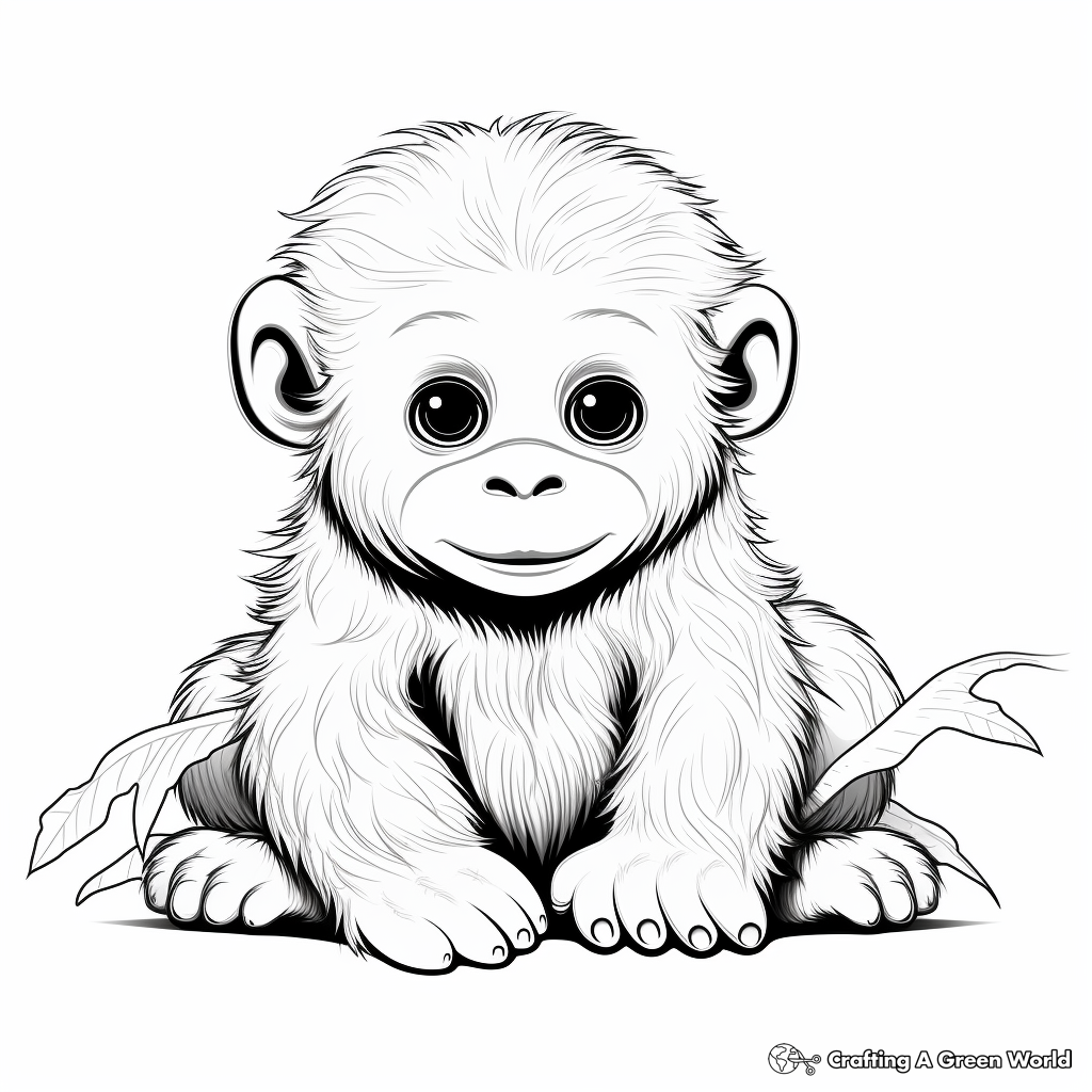 Gorilla coloring pages