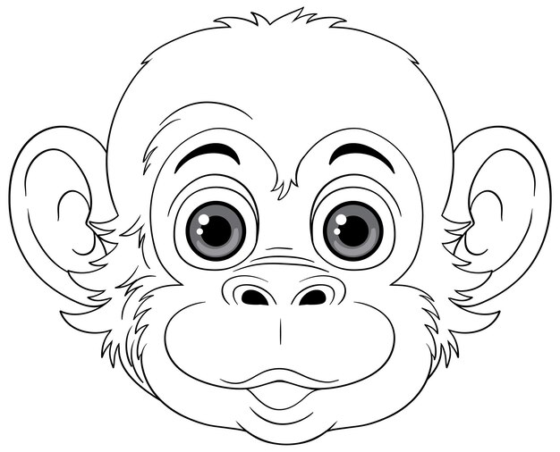 Page gorilla head cartoon images