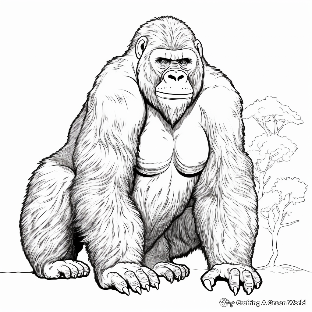 Animal realistic coloring pages