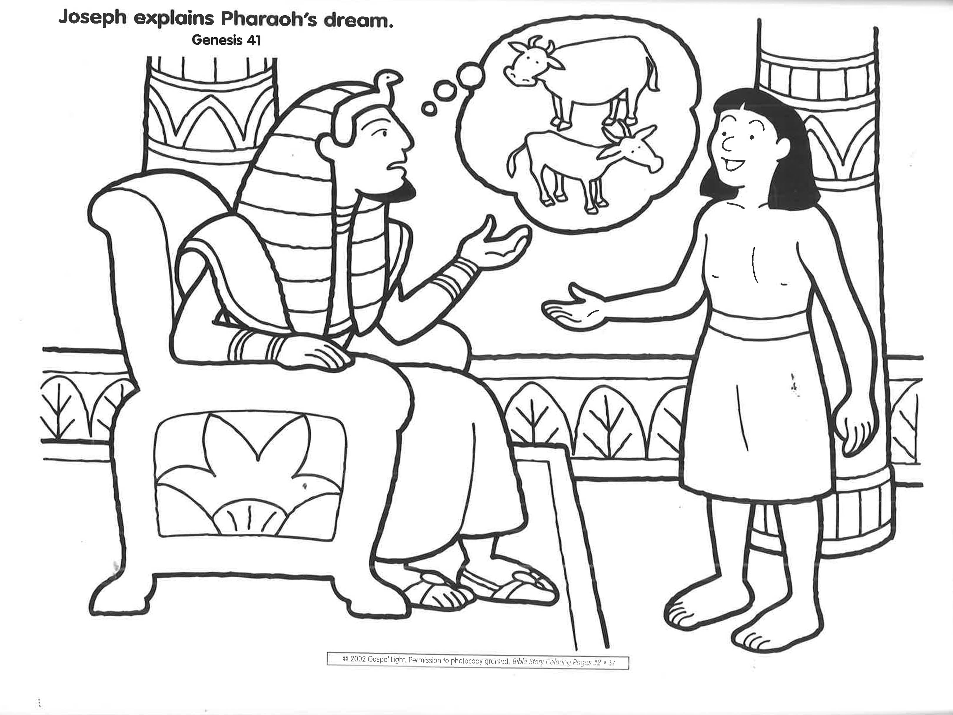 Bible story coloring pages â