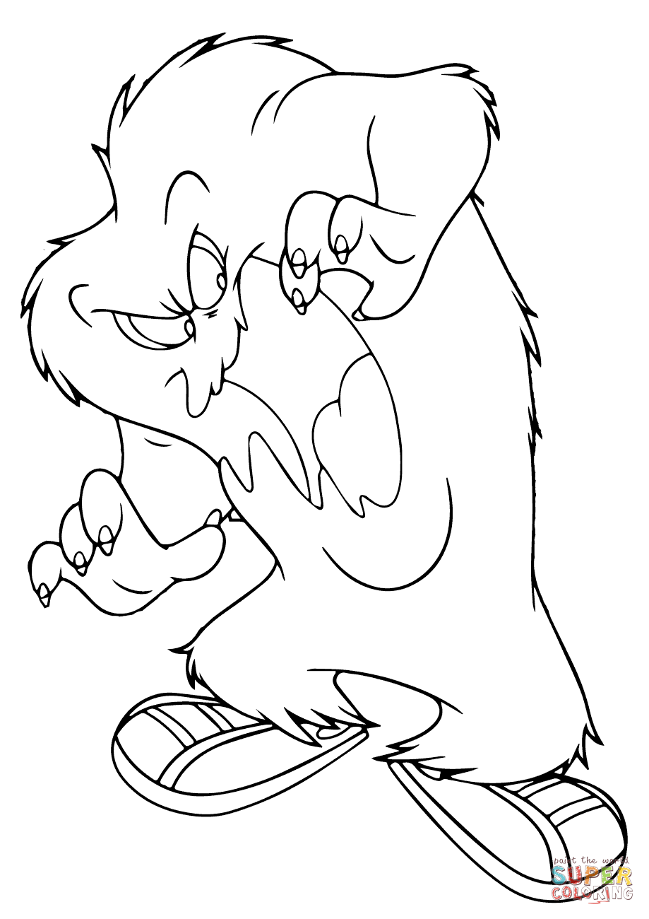 Gossamer coloring page free printable coloring pages