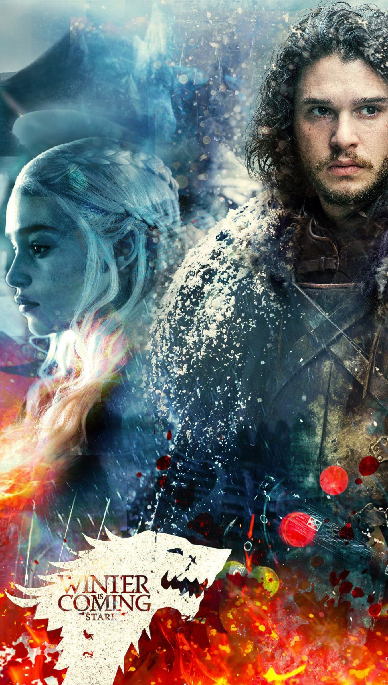 Stark targaryen game of thrones wallpaper k ultra hd id