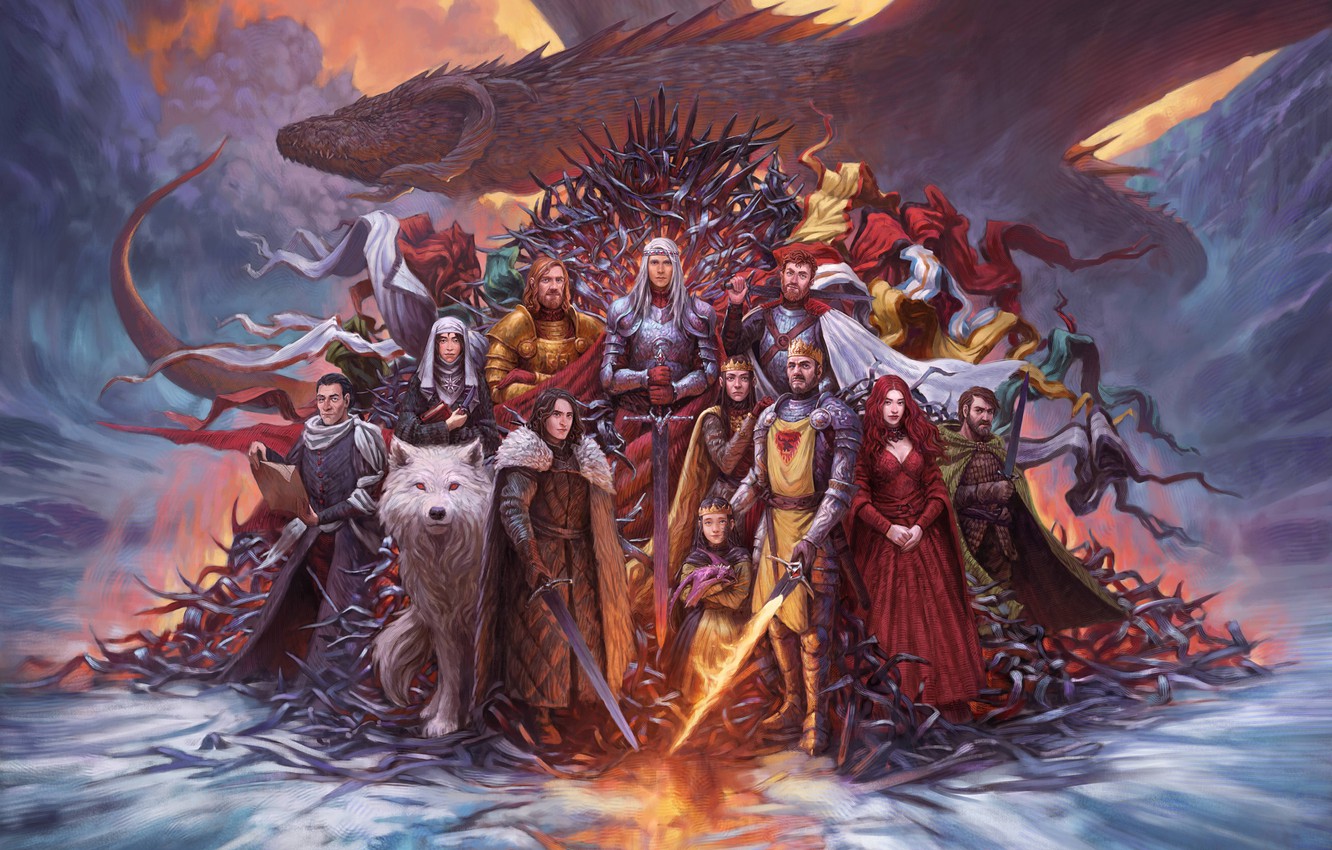 Wallpaper dragon wolf fantasy dragon ghost a song of ice and fire game of thrones game of thrones jon snow jon snow fan art targaryen characters the direwolf melisandre got images for