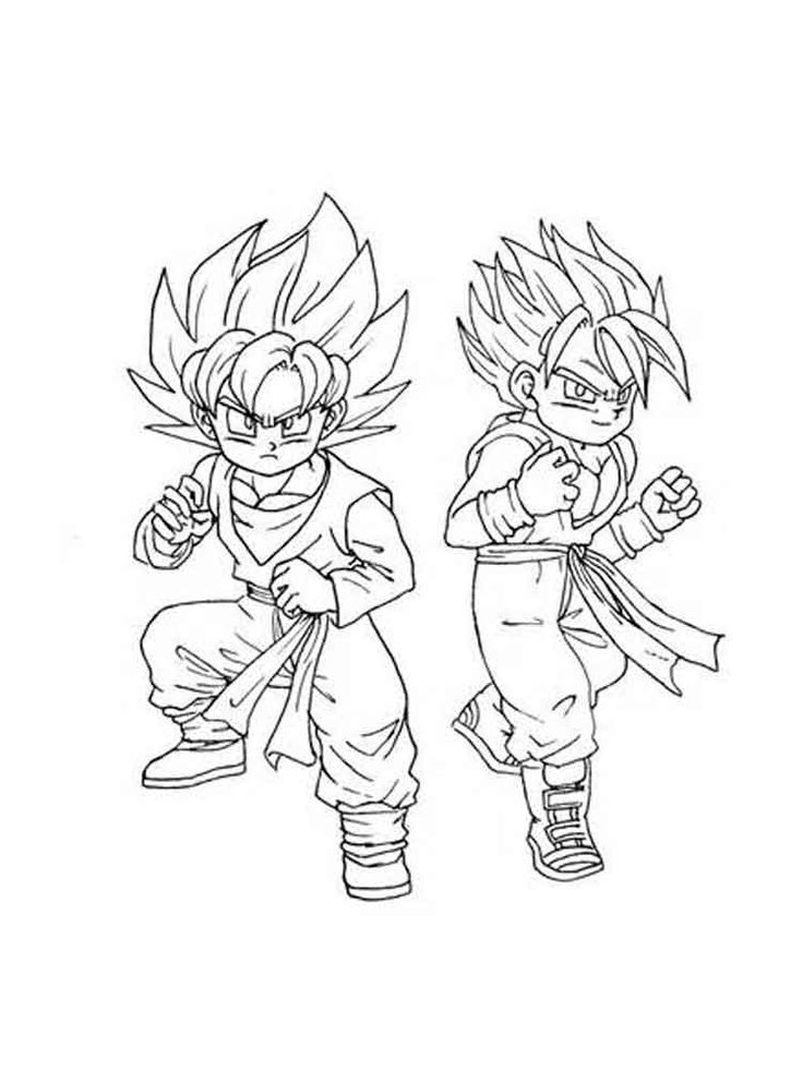 Goten super saiyan loring pages cartoon loring pages loring pages disney loring pages