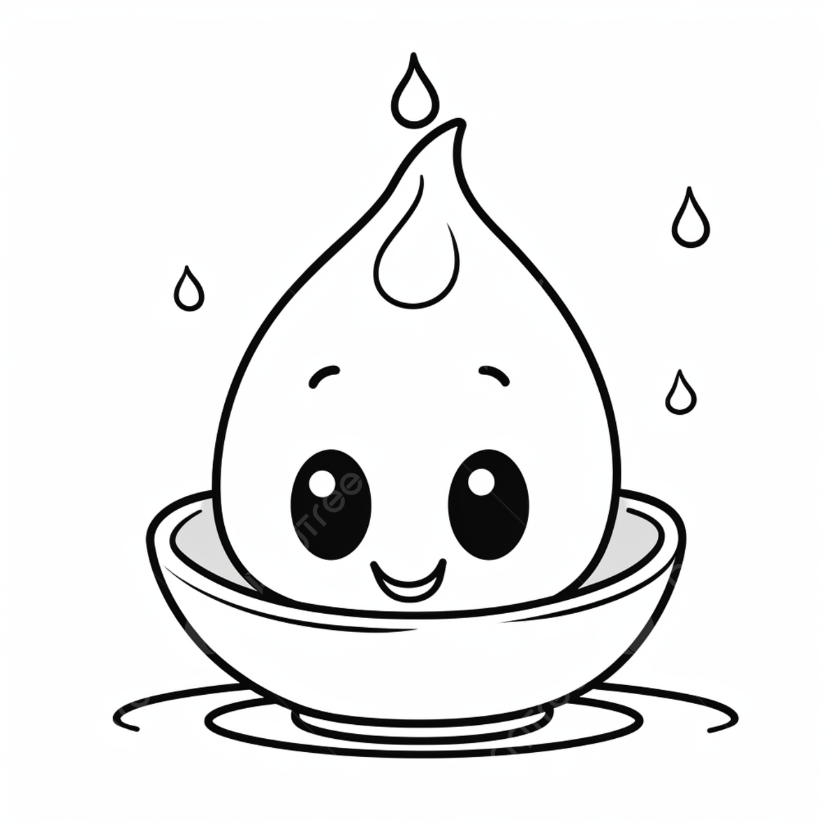 Dibujo de gota agua divertida pãgina para colorear png dibujos dibujo de agua dibujo de anillo dibujo en color png imagen para dcarga gratuita