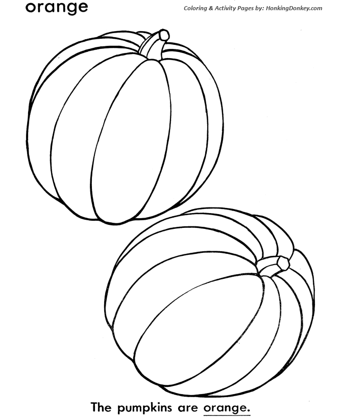 Halloween pumpkin coloring pages