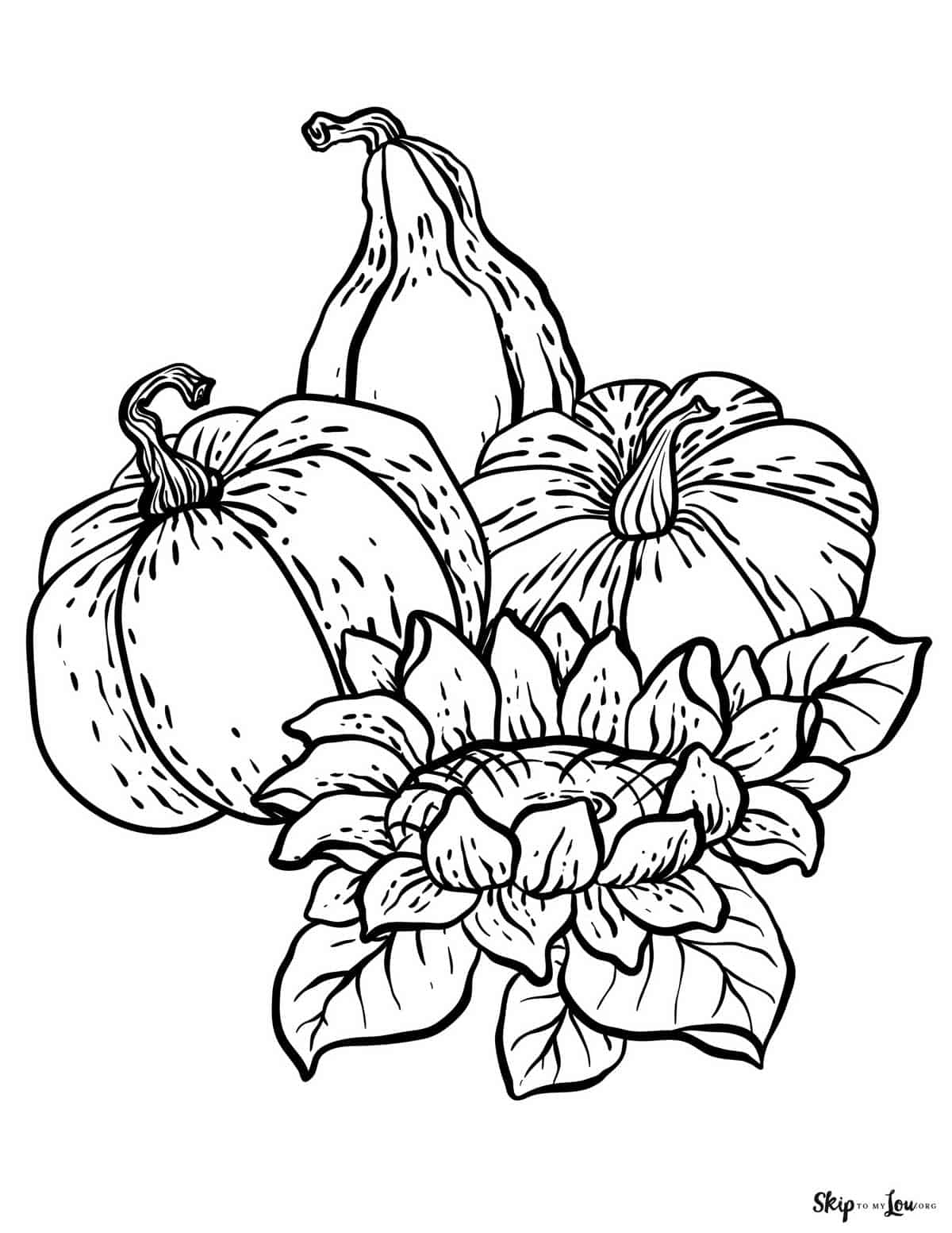 Pumpkin coloring pages skip to my lou