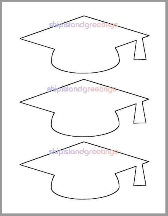 Graduation cap template