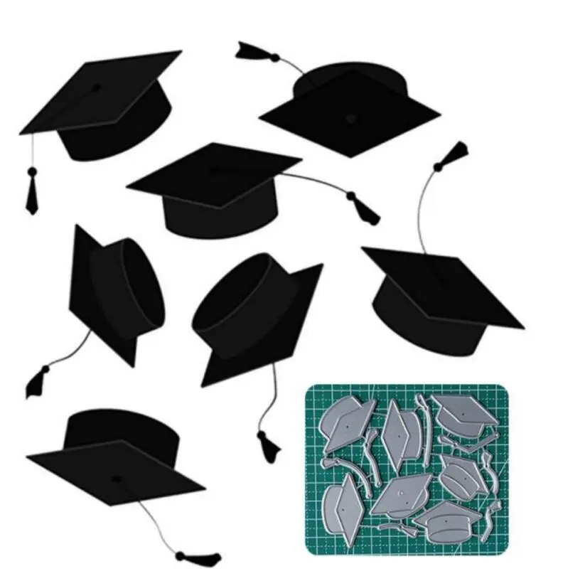 Graduation hat metal cutting dies stencils scrapbooking embossing template craft