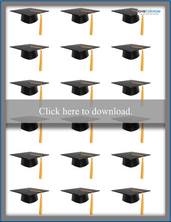 Graduation cap templates and patterns