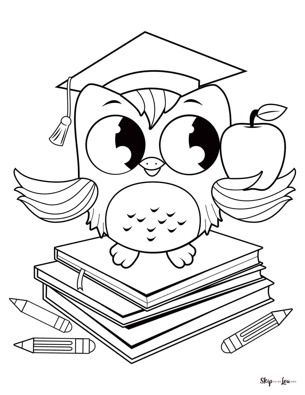 Graduation coloring pages skip to my lou