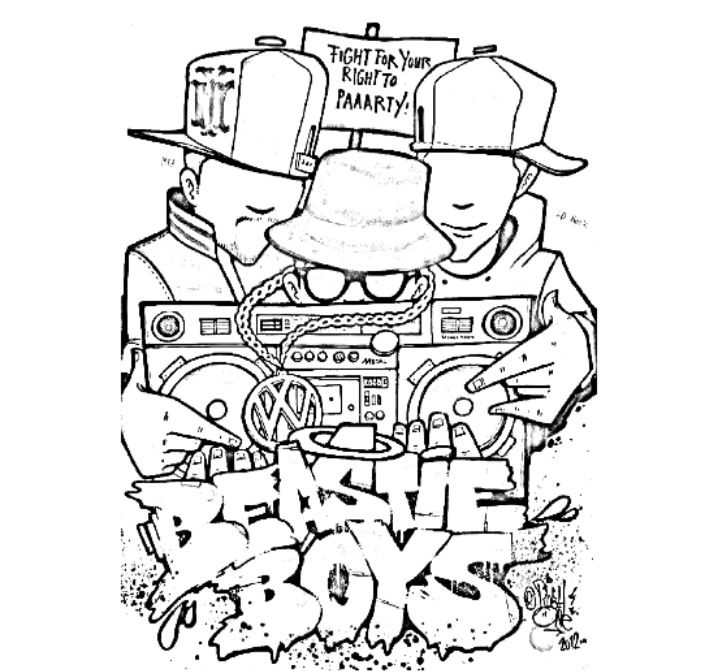 Beastie boys coloring books dance coloring pages coloring pages for boys