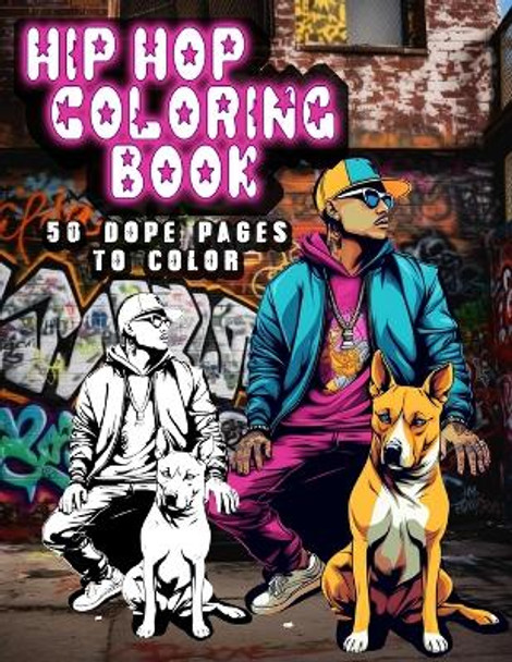 Hip hop music coloring book for adults dope unique fun inspiring creative images to color f d george