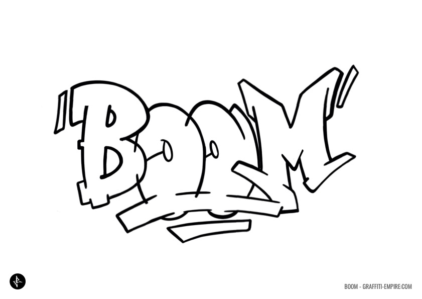 Graffiti coloring pages