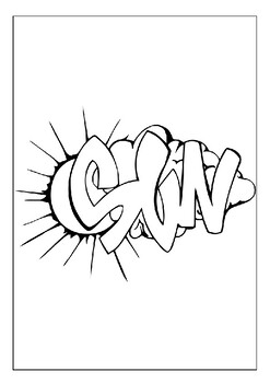 Unleash your inner artist with our printable graffiti coloring sheets pages