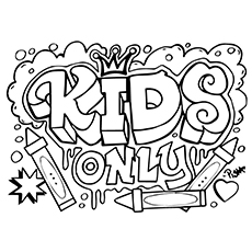 Top free printable graffiti coloring pages online