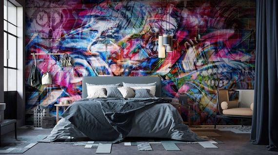 Download graffiti wallpaper mural Bhmpics