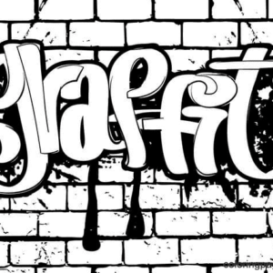 Graffiti coloring pages printable for free download