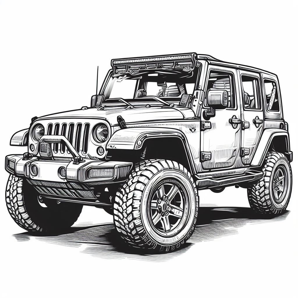 Jeep colouring