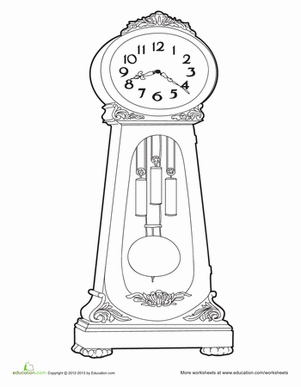 Image of a grandfather clock