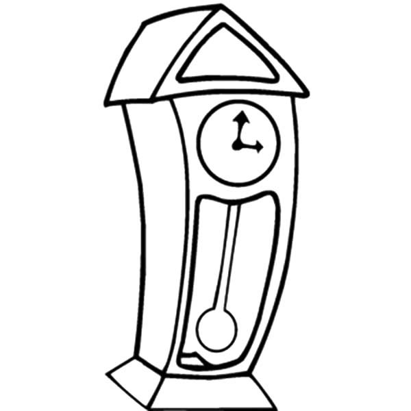 Clock coloring pages printable for free download