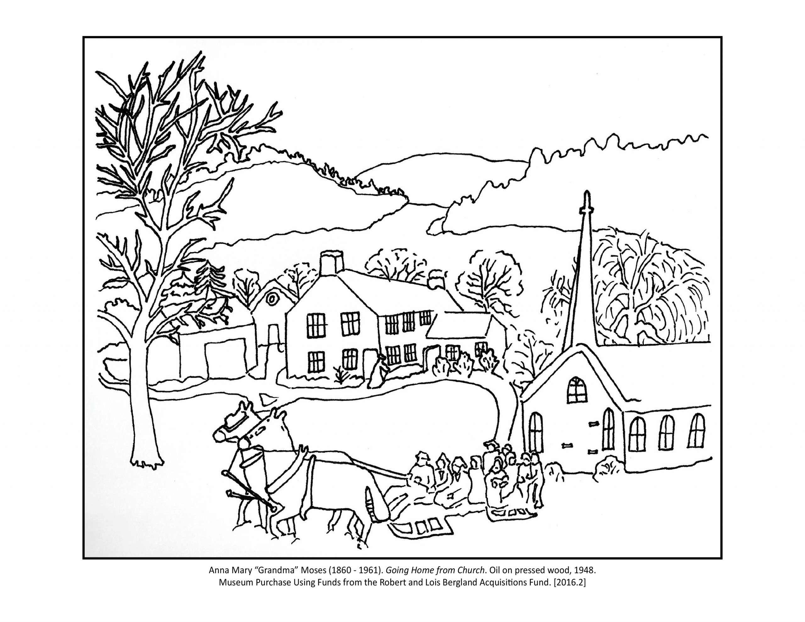 Coloring pages charles h macnider art museum