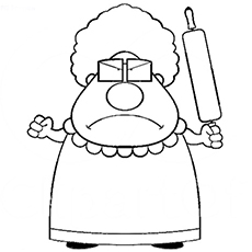 Top free printable grandma coloring pages online