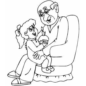 Coloring pages grandpa birthday coloring pages