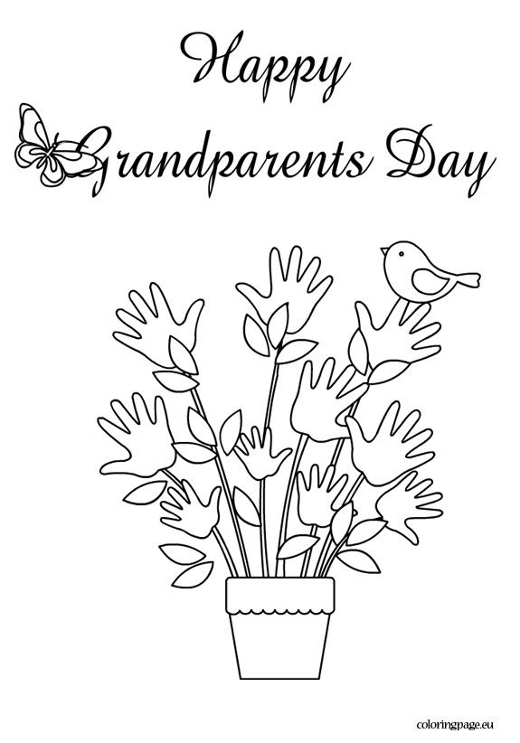 Happy grandparents day coloring page happy grandparents day grandparents day cards grandparents day