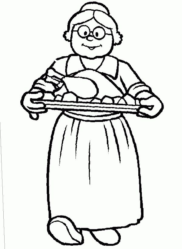 Grandma printable coloring pages thanksgiving coloring sheets food coloring pages thanksgiving coloring book