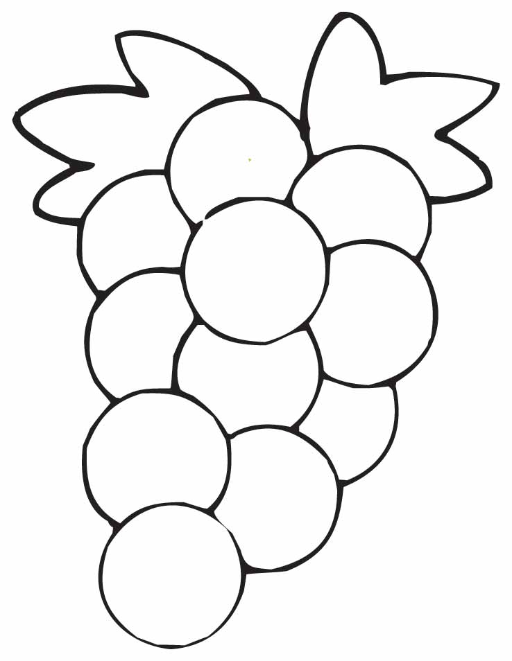 Yummy grapes coloring page download free yummy grapes coloring page for kids best coloring pages