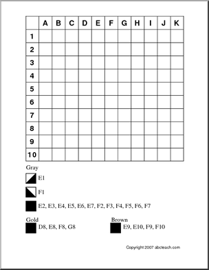 Mystery grid coloring pages teaching math math work worksheets