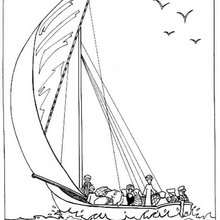 Ferry coloring pages