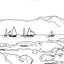 Ferry coloring pages