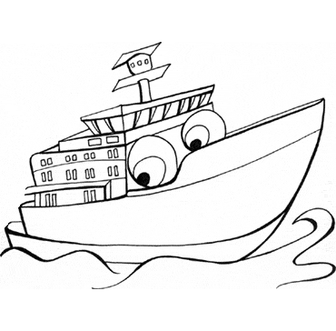 Printable ferry coloring pages transportation drawings for k