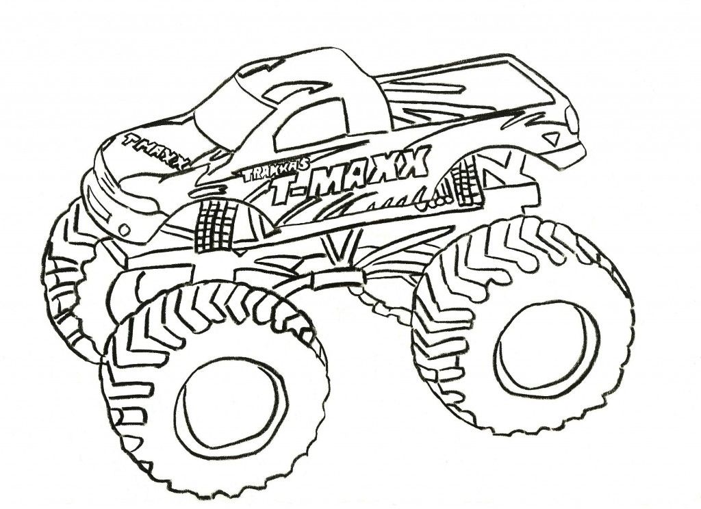 Monster jam coloring pages