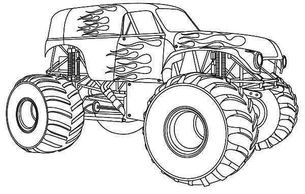 Printable grave digger coloring pages